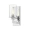 Z-Lite Savannah 1 Light Wall Sconce, Chrome & Clear 462-1S-CH - alternate 1
